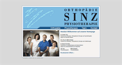 Desktop Screenshot of dr-sinz.at